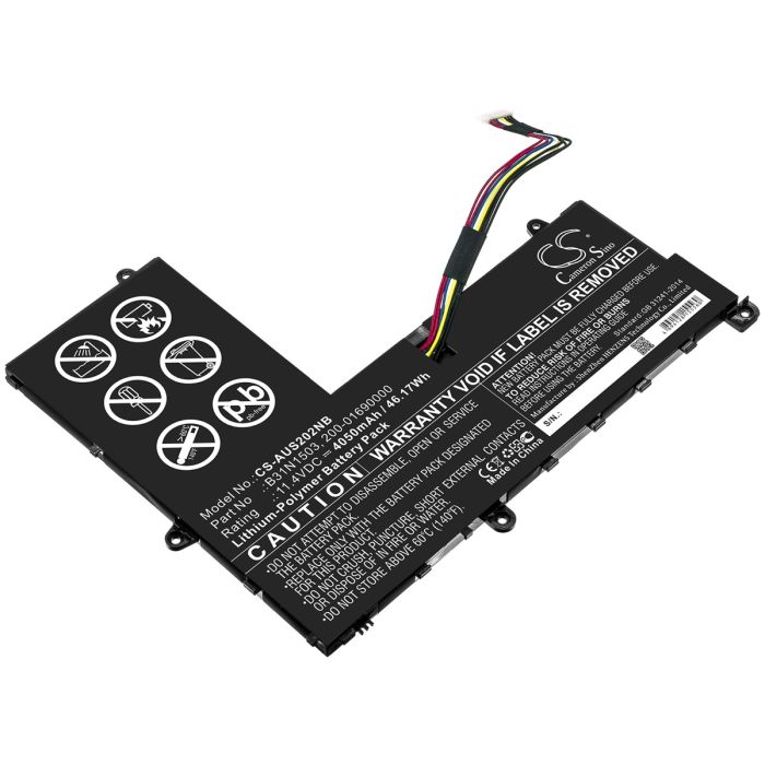 Asus kannettavan tietokoneen E202SA / E202SA Serie yhteensopiva akku 4050mAh Asus kannettavan tietokoneen E202SA / E202SA Serie yhteensopiva akku 4050mAh
