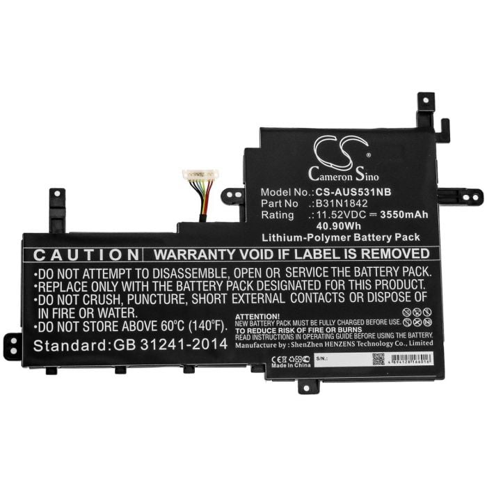 Asus VivoBook S15 / B31N1842 Akku 3550mAh