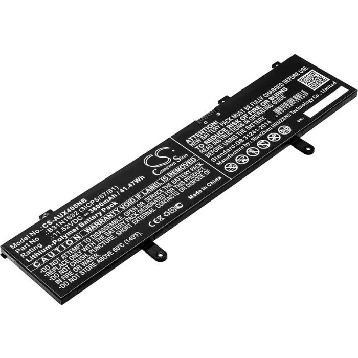 Asus Vivobook 14, X405, X405UA akku 3600mAh Asus Vivobook 14, X405, X405UA akku 3600mAh