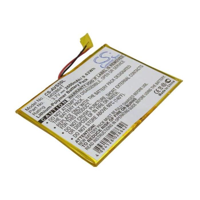 Archos 5 60GB MP3-Soittimen Akku