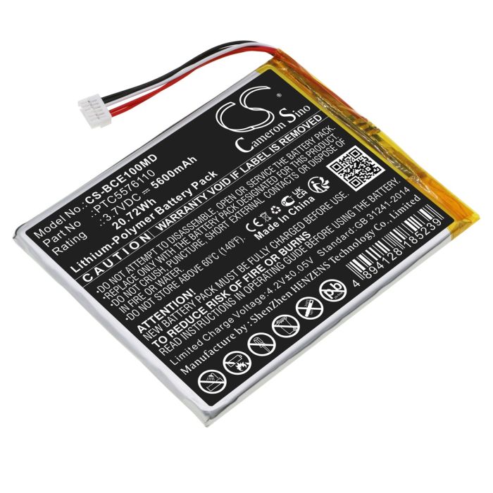 Biocare lääketieteellisen laitteen iE10 yhteensopiva akku 5600mAh