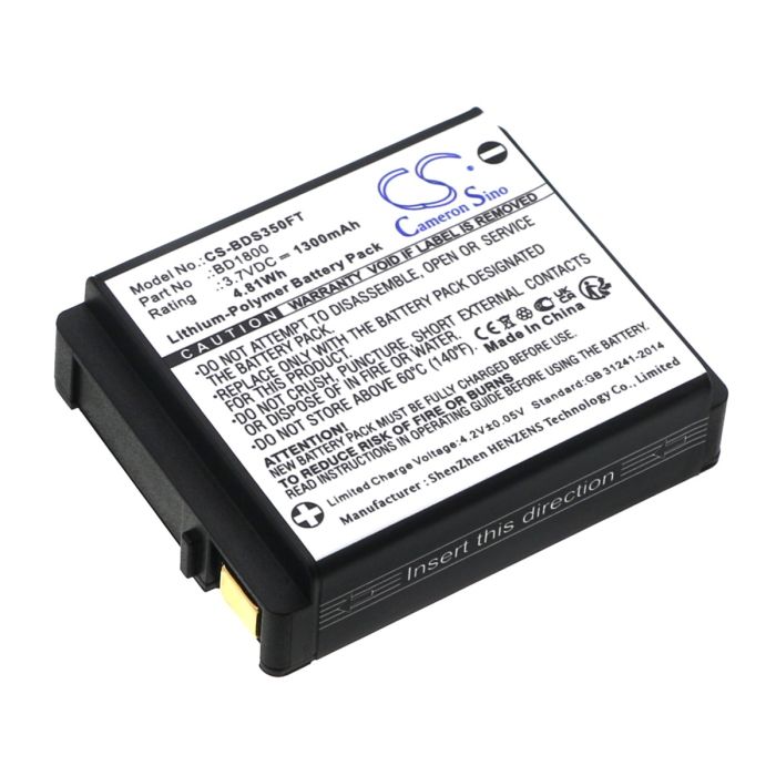 Nitecore taskulampun UT27 yhteensopiva akku 1300mAh