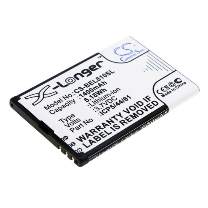 Bea-fon älypuhelinten SL810 / SL820 yhteensopiva akku 1400mAh