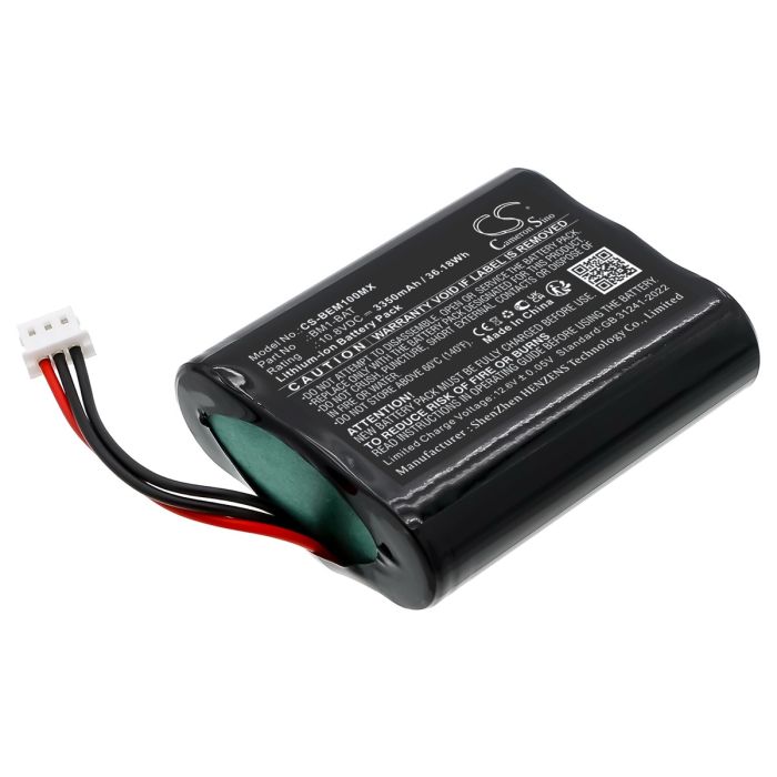 Bionet lääketieteellisen laitteen BM1 Vet yhteensopiva akku 3350mAh