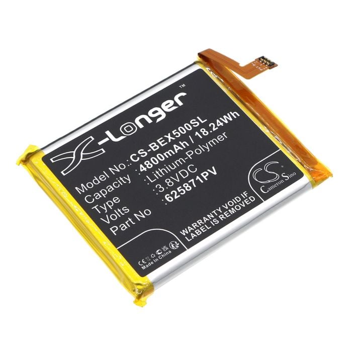 Bea-fon puhelimen X5 / X5_EU001BO yhteensopiva akku 4800mAh