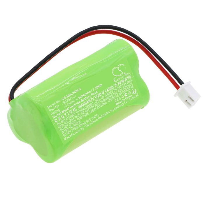 Brennstuhl hätävalaistus AHL28 yhteensopiva akku 2000mAh