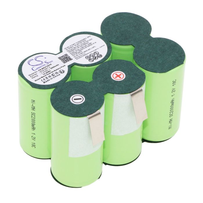 Black&Decker pölynimurin tai robotti-imurin DV7205 / DV7205N yhteensopiva akku 2000mAh