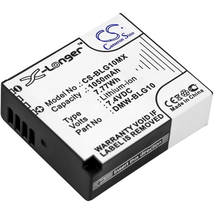 Panasonic DMW-BLG10, DMW-BLG10E akku 980 mAh Panasonic DMW-BLG10, DMW-BLG10E akku 980 mAh