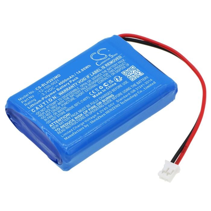 Biolight lääketieteellisen laitteen BLT-203 yhteensopiva akku 4800mAh