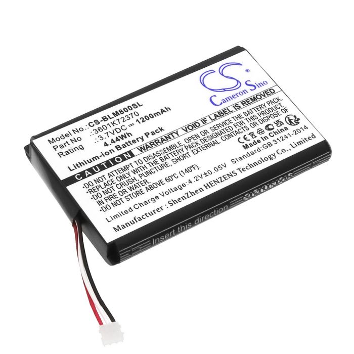 Bosch tutkimuslaitteen GLM 100 / 3601K723B0 yhteensopiva akku 1200mAh