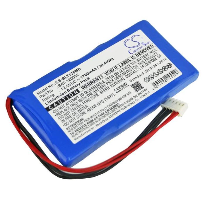Biolight BLT-1203A akku 1700mAh Biolight BLT-1203A akku 1700mAh