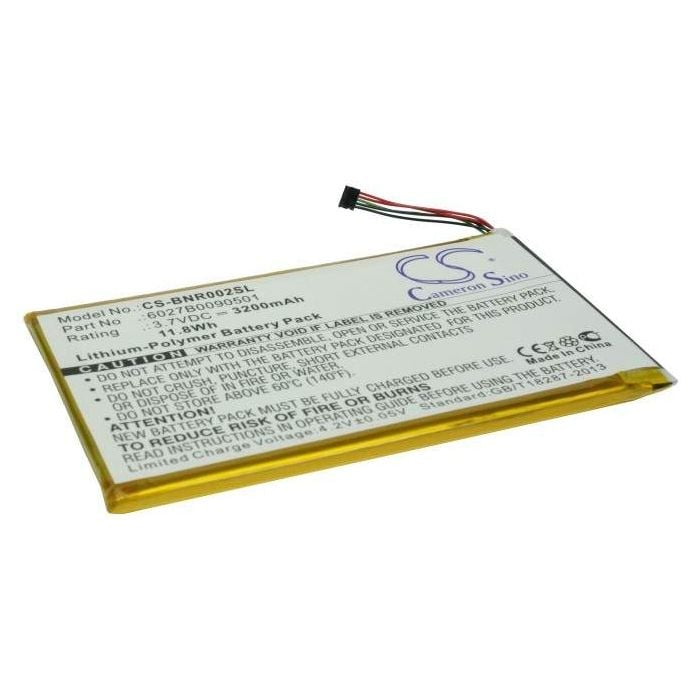 Barnes & Noble BNRB200, BNRV200, BNTV250A akku 3200mAh