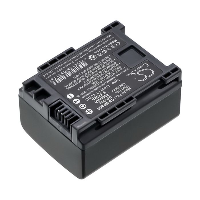 Canon BP-808 yhteensopiva akku 890 mAh