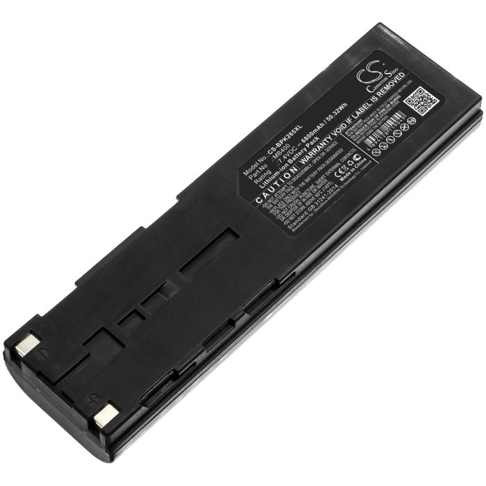 BK Precision tutkimuslaitteen 2650A / 2652A yhteensopiva akku 6800mAh