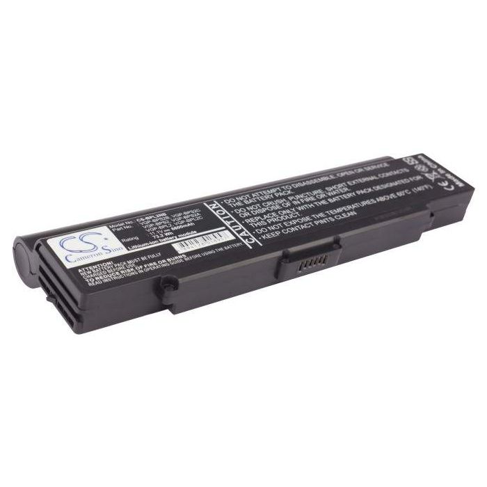 Sony VAIO PCG-6C1N, VAIO VGC-LA38C, VAIO VGC-LB51 akku 6600mAh