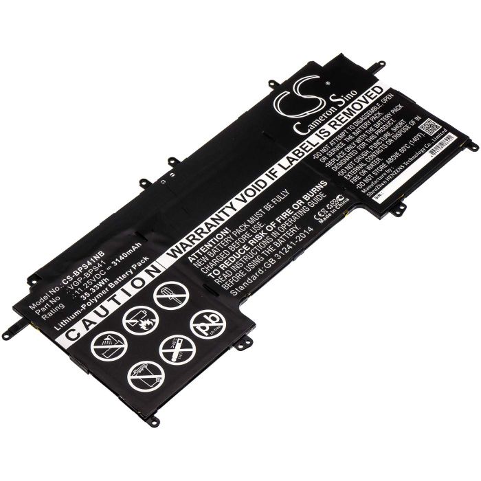 Sony SVF13N, SVF13N12CW, SVF13N13CXB akku 3140mAh