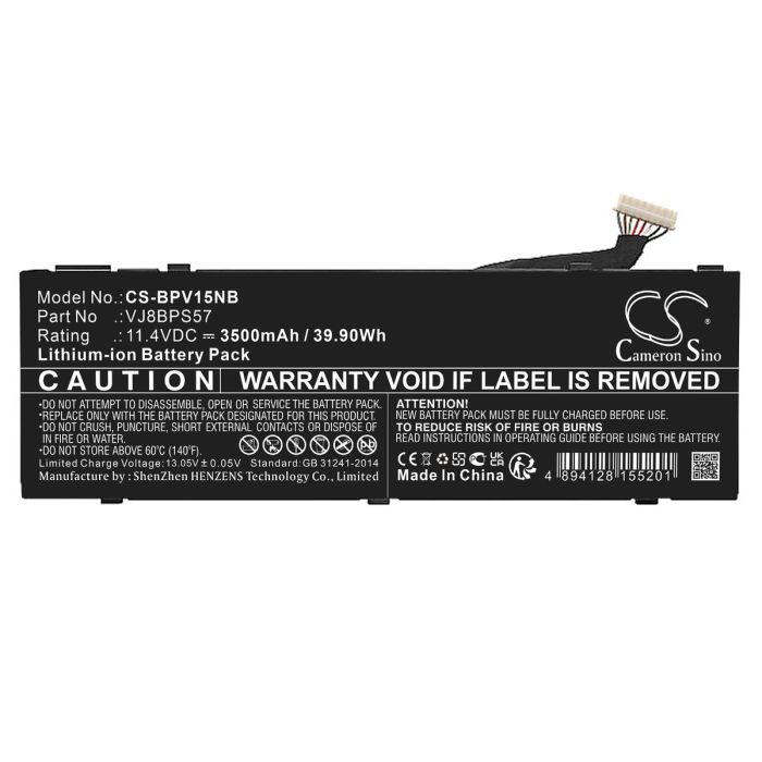 Sony kannettavan tietokoneen VAIO S15 2019 yhteensopiva akku 3500mAh