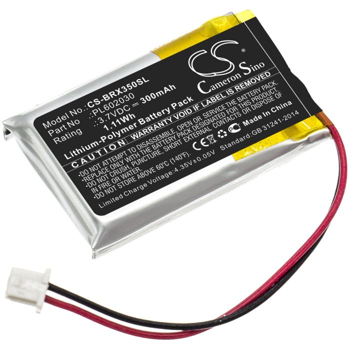 BlueParrott langattomien kuulokkeiden VXI B350-XT yhteensopiva akku 300mAh