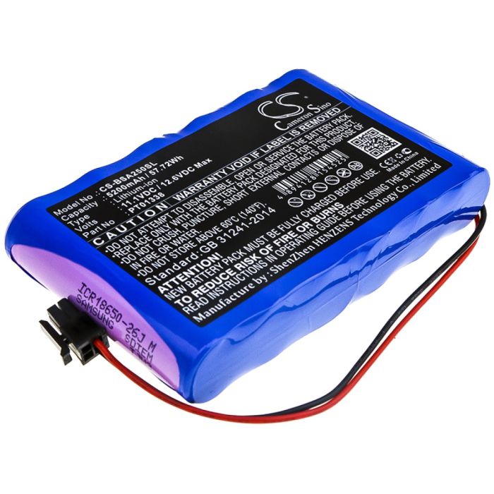 Bird tutkimuslaitteen SA2500 / SA-2500 yhteensopiva akku 5200mAh