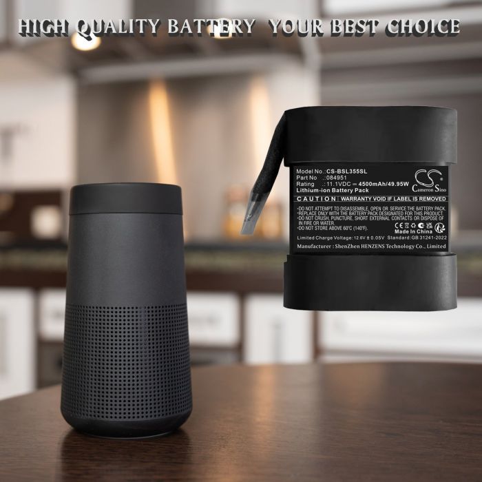 Bose kaiuttimen yhteensopiva akku 4500mAh
