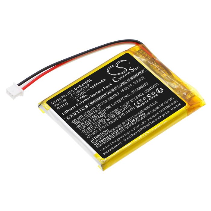 Babymoov itkuhälyttimen A014416 / A014422 yhteensopiva akku 1000mAh