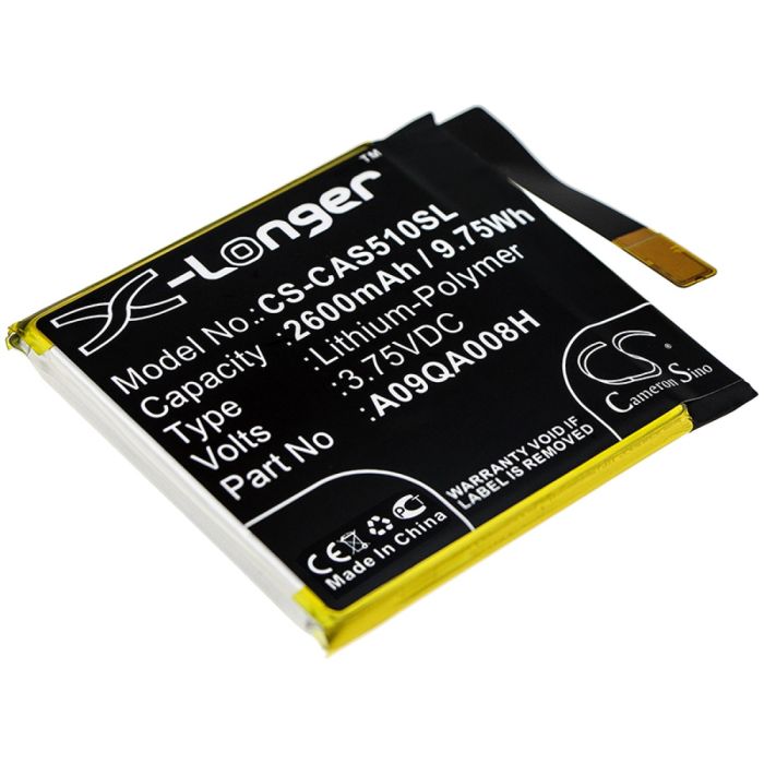 CAT älypuhelinten S50c yhteensopiva akku 2600mAh