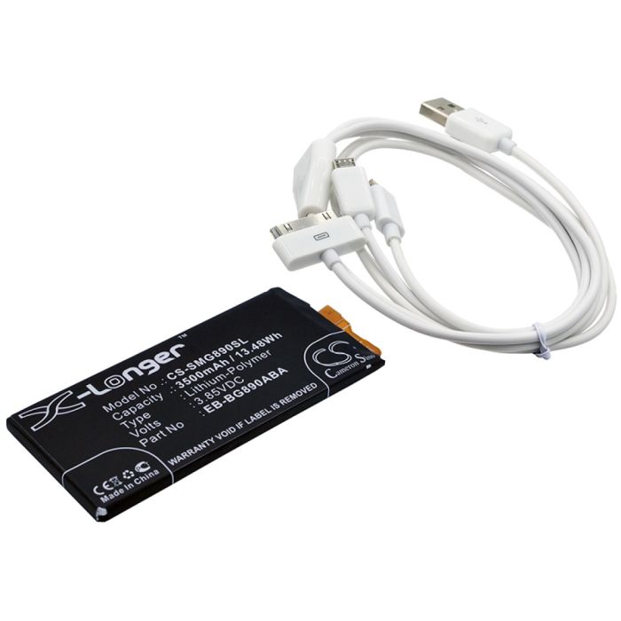 Samsung puhelimen Galaxy S6 Active / Galaxy S6 Active LTE-A yhteensopiva akku 