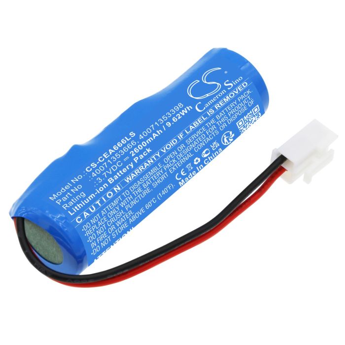 CEAG hätävalaistus Emergency Light / Safety Light yhteensopiva akku 2600mAh