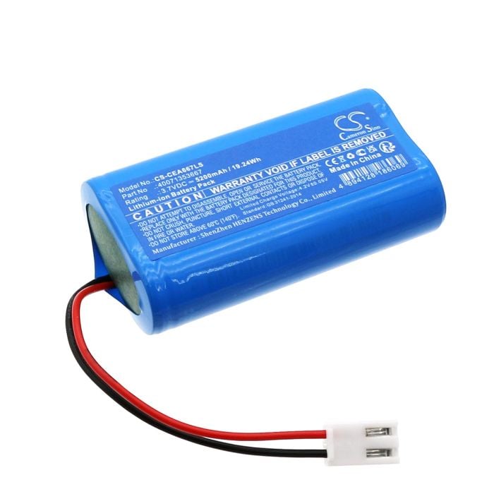 CEAG hätävalaistus yhteensopiva akku 5200mAh