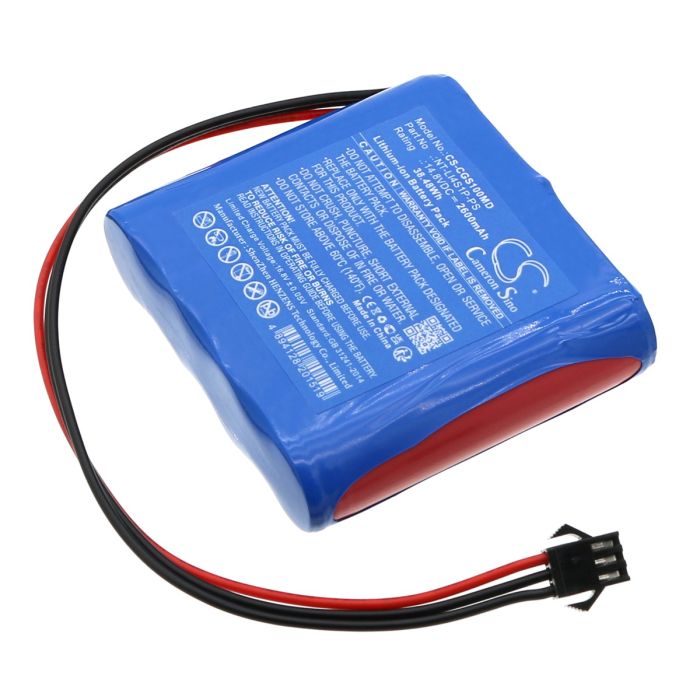 COMEN lääketieteellisen laitteen Progetti PGS10 / Taurus E yhteensopiva akku 2600mAh