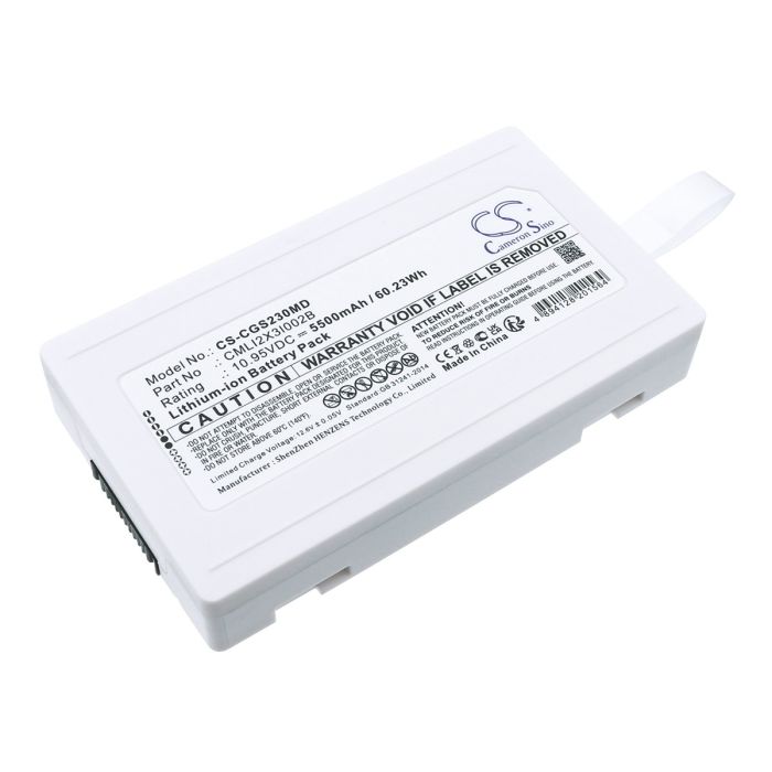 COMEN lääketieteellisen laitteen Patient Monitor yhteensopiva akku 5500mAh