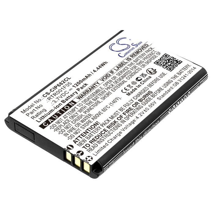 Cisco kotipuhelimen IP DECT 6800, IP DECT 6825 yhteensopiva akku 1200mAh