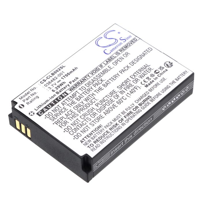 Columbia lämpökameran Omni-Heat yhteensopiva akku 1700mAh