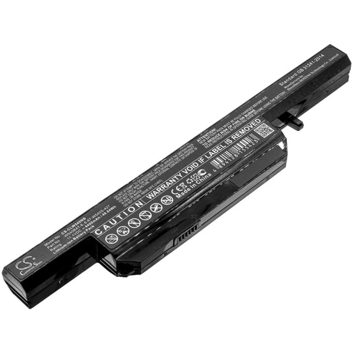 Clevo kannettavan tietokoneen Aquado M1519 / Nexoc B509II yhteensopiva akku 4400mAh