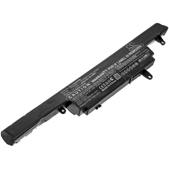 Clevo kannettavan tietokoneen Premium Tv Xs3210 / W940S yhteensopiva akku 2200mAh