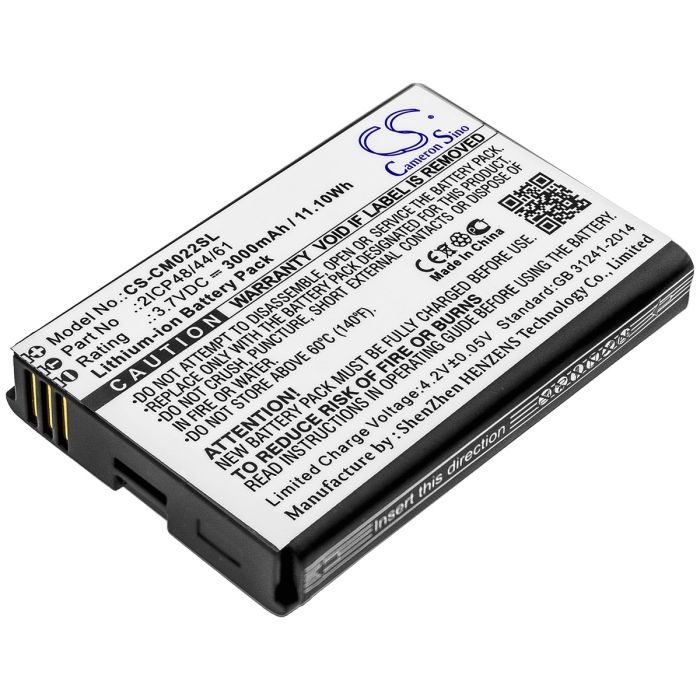 Kustomoitu akkupaketti 2ICP48/44/61 akku 3000mAh