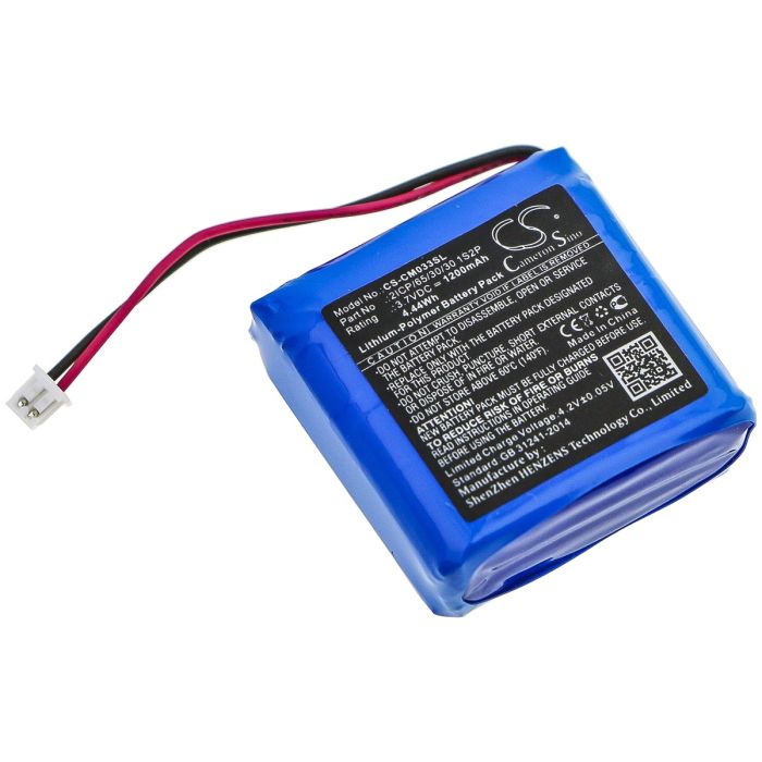 Kustomoitu akkupaketti 2ICP/65/30/30 1S2P akku 1200mAh