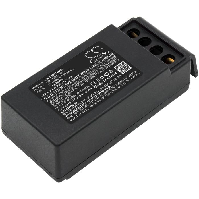Cavotec laitteen kaukosäädin M9-1051-3600 EX / MC-3 yhteensopiva akku 2600mAh Cavotec laitteen kaukosäädin M9-1051-3600 EX / MC-3 yhteensopiva akku 2600mAh