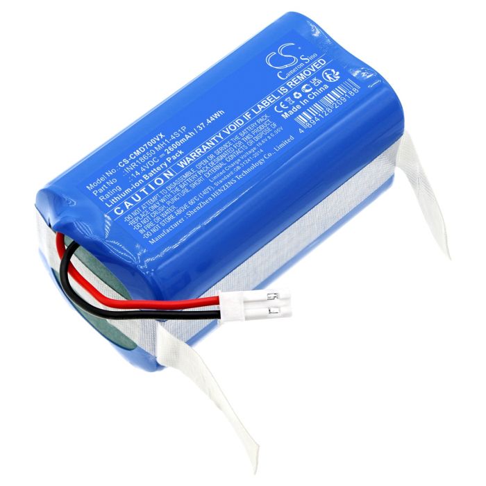 CleanMate pölynimurin tai robotti-imurin LDS700 yhteensopiva akku 2600mAh