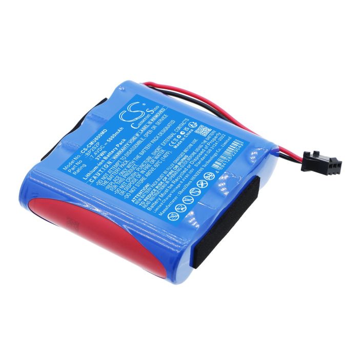 CONTEC lääkintälaitteen CMS-60C Handheld Pulse Oximeter yhteensopiva akku 5000mAh