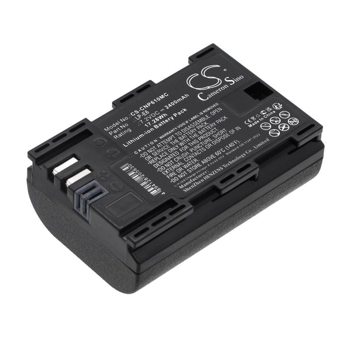 Canon kameroiden LP-E6  yhteensopiva akku 2400mAh