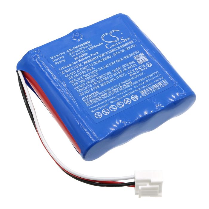 COMEN lääketieteellisen laitteen NV8 yhteensopiva akku 2600mAh