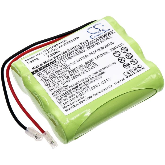 Universel langattoman puhelimen AA x 3 yhteensopiva akku 2000mAh