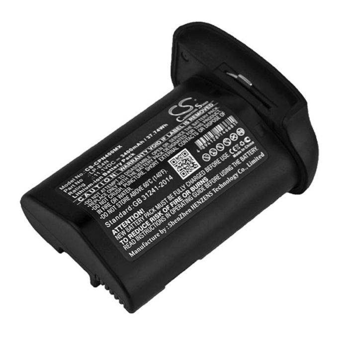 Canon 1D Mark 3, 1D Mark 4, 1DS Mark 3 akku 3400mAh