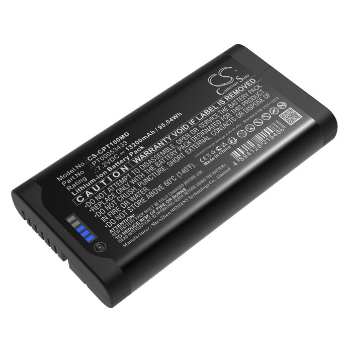Covidien lääketieteellisen laitteen Nellcor PM1000N Pulse Oximeter yhteensopiva akku 13200mAh