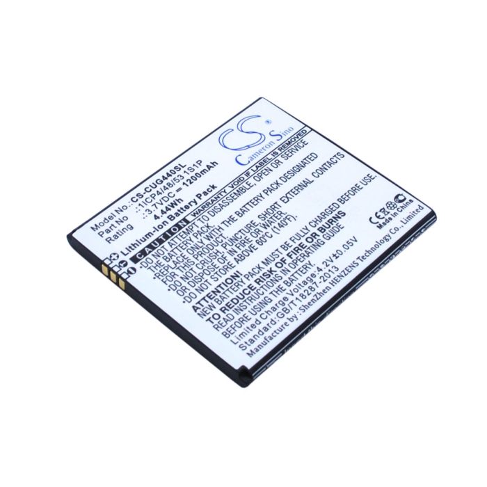 CUBE1 älypuhelinten G44 / G44S yhteensopiva akku 1200mAh