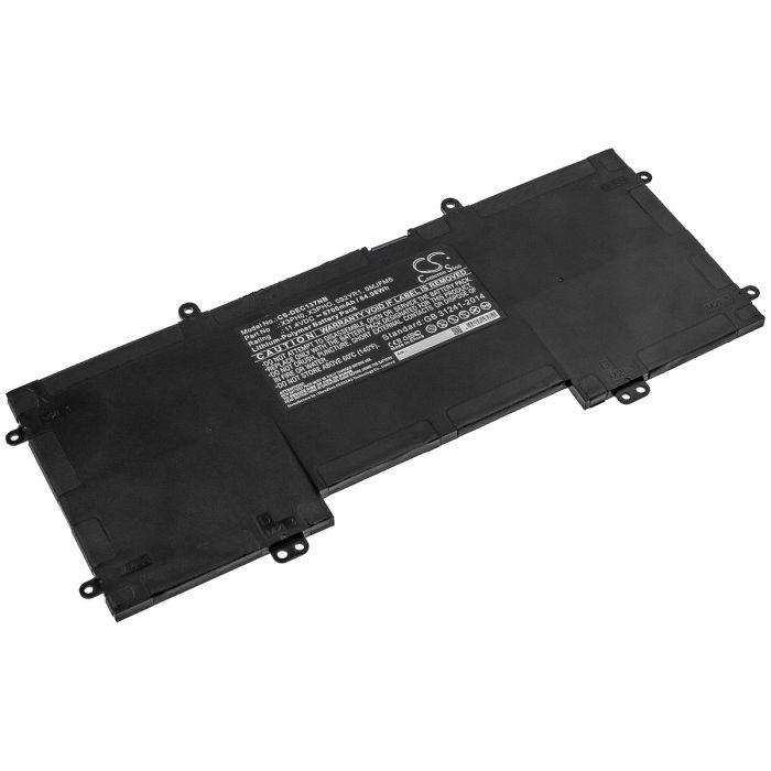 DELL kannettavan tietokoneen Chromebook 13 7310 yhteensopiva akku 5700mAh