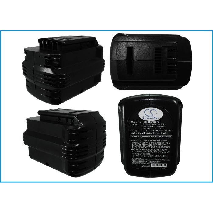 Dewalt DC223 Ni-MH 24 V akku 3000 mAh