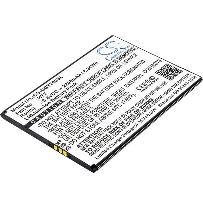 Doogee Homtom HT7, T7, T7 Pro akku 2200mAh