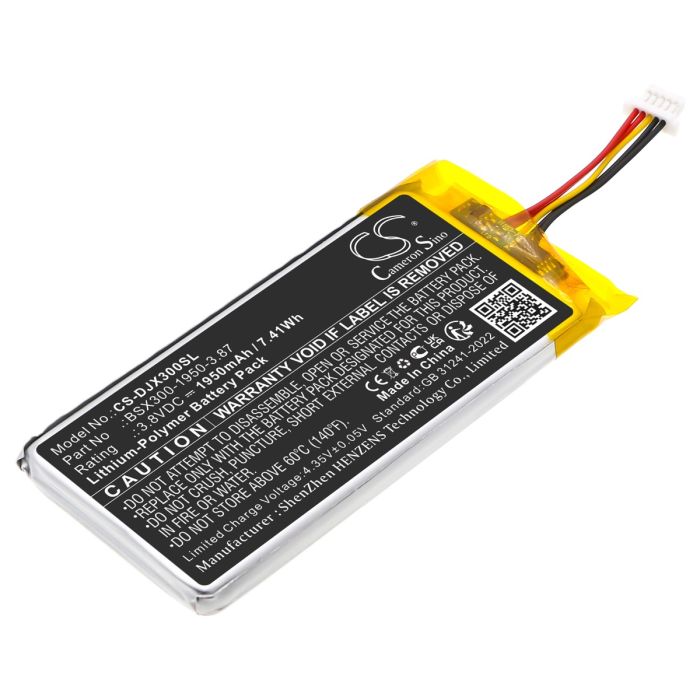 DJI mikrofonin MIC Mini yhteensopiva akku 1950mAh
